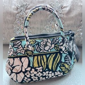 Vera Bradley Mini Cosmetic or Baby Shopper Bag